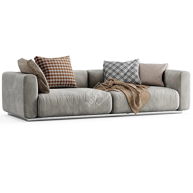 Modern Flexform Lario 3D Sofa 3D model image 4