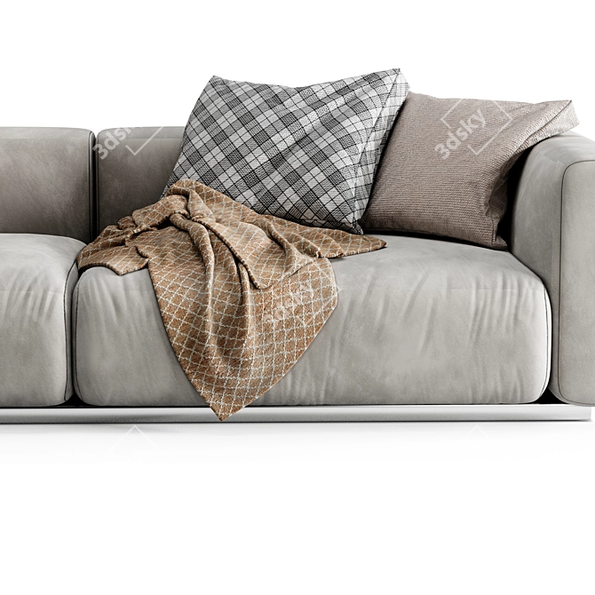 Modern Flexform Lario 3D Sofa 3D model image 5