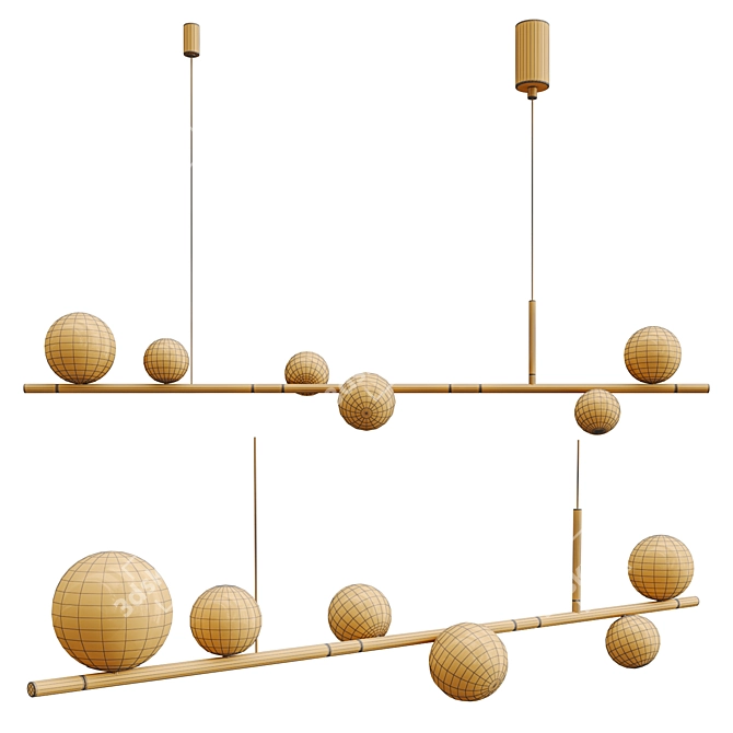 Modern Design Lamp Gotfrid 3D model image 3