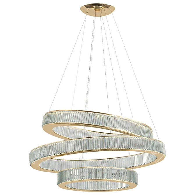 Modern ETERNITY Chandelier Model 3D model image 1