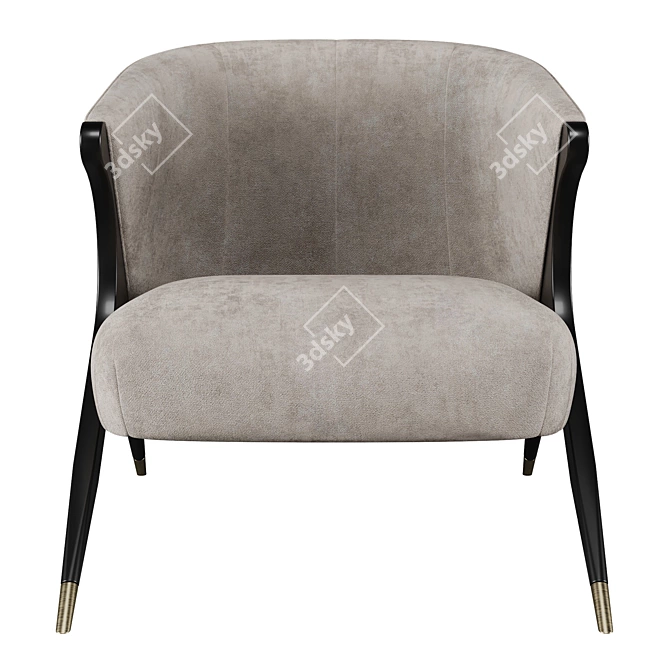 Eichholtz Pavone Accent Chair 3D model image 2