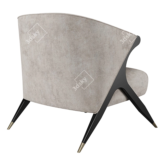 Eichholtz Pavone Accent Chair 3D model image 3