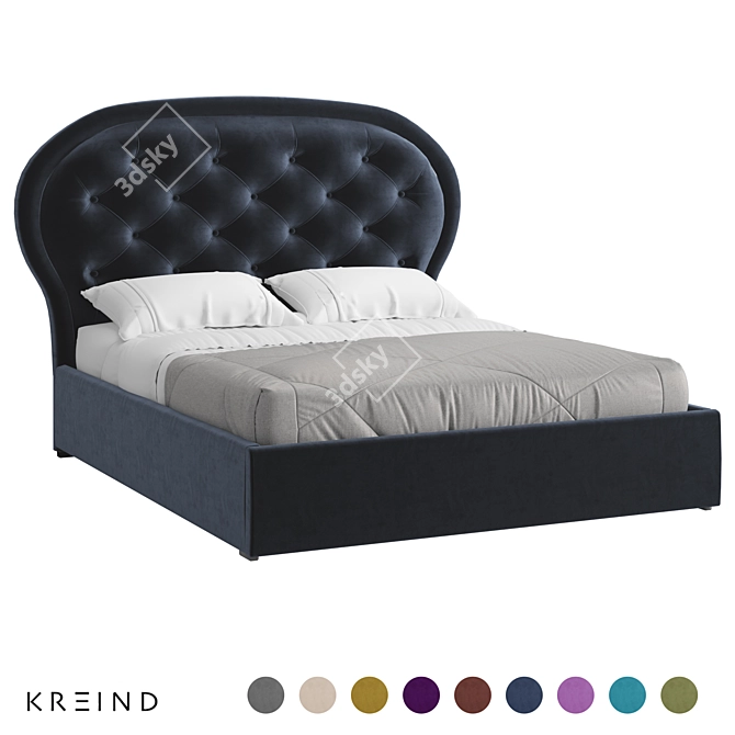 Vary Bed K50-B18 Collection 3D model image 1