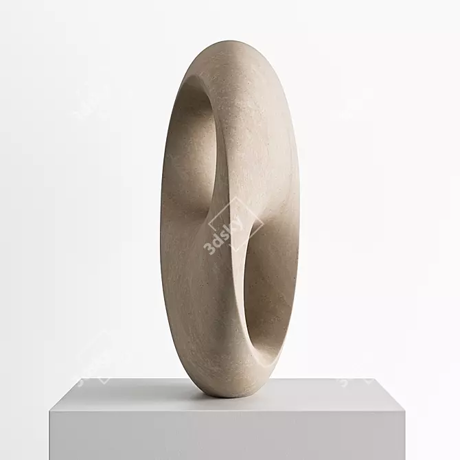 Infinity Spin. Artistic Knot Art 3D model image 2