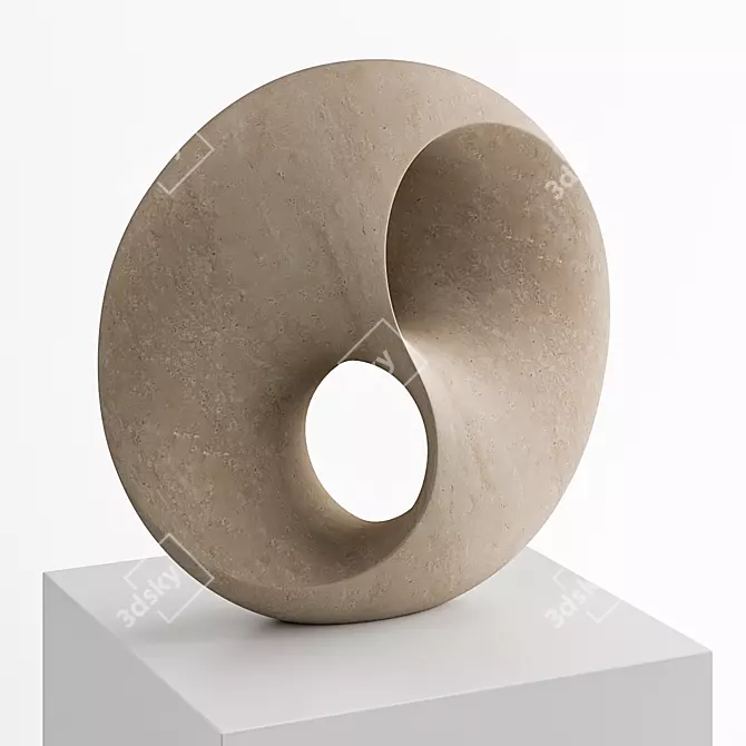 Infinity Spin. Artistic Knot Art 3D model image 3