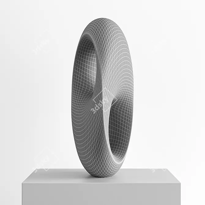 Infinity Spin. Artistic Knot Art 3D model image 5