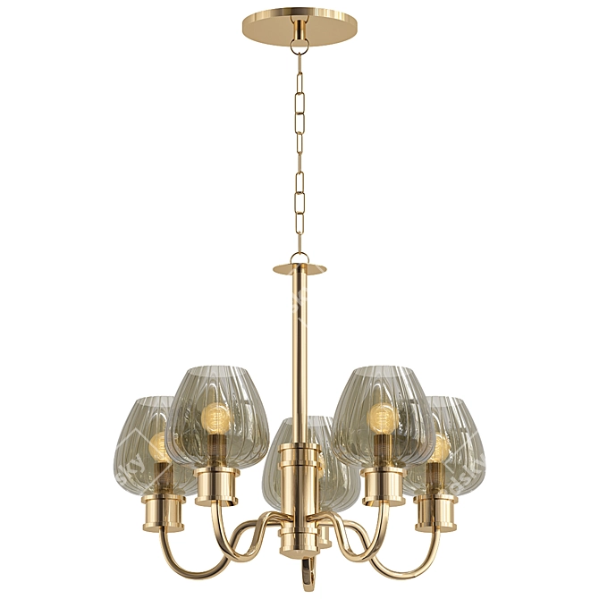 Elegant Windsor Ceiling Lighting Model 3D model image 1