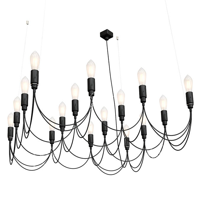 Minimalist Design Lighting Fixture 3D model image 1