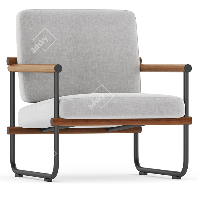 Modern Ross Chair 2017 Variant 3D model image 1