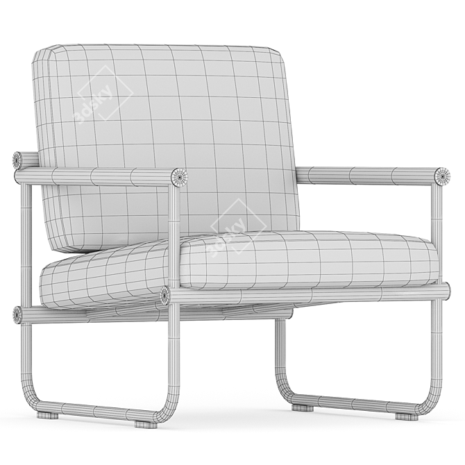 Modern Ross Chair 2017 Variant 3D model image 5