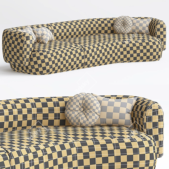 Ferrianisbolgi Hug Modular Sofa Set 3D model image 2