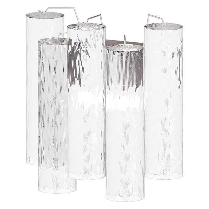 Tronchi Murano Glass Sconce | TRN-892 3D model image 2