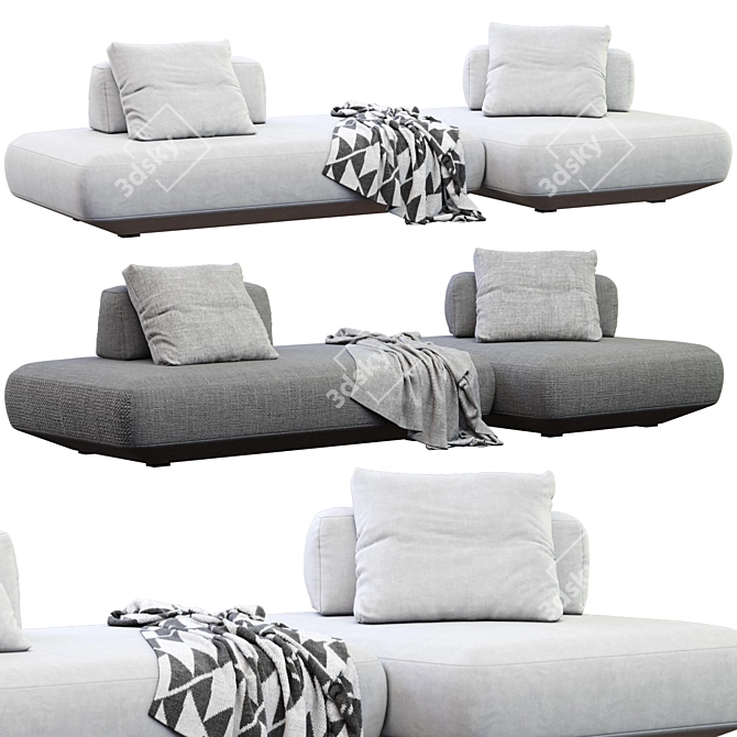 Modern Sofa Boca Tommy Premium 3D model image 1