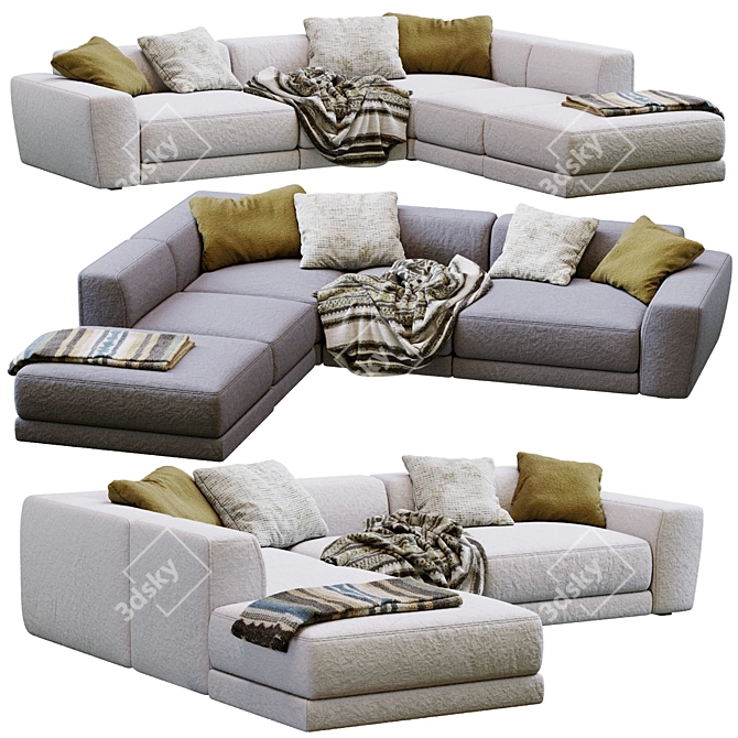 Contemporary Jesse 3D Furniture Model 3D model image 1
