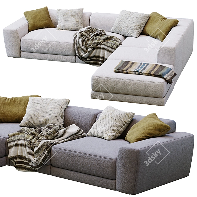 Contemporary Jesse 3D Furniture Model 3D model image 7