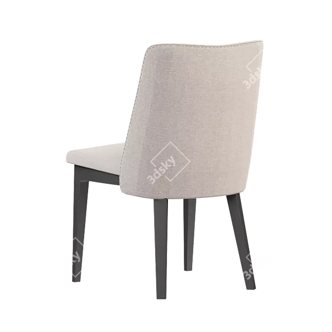 Elegant Ingrid Chair by DOMKAPA 3D model image 2