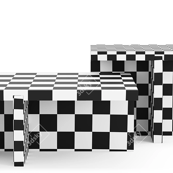 Serax Rudolph Coffee Tables 3D model image 6