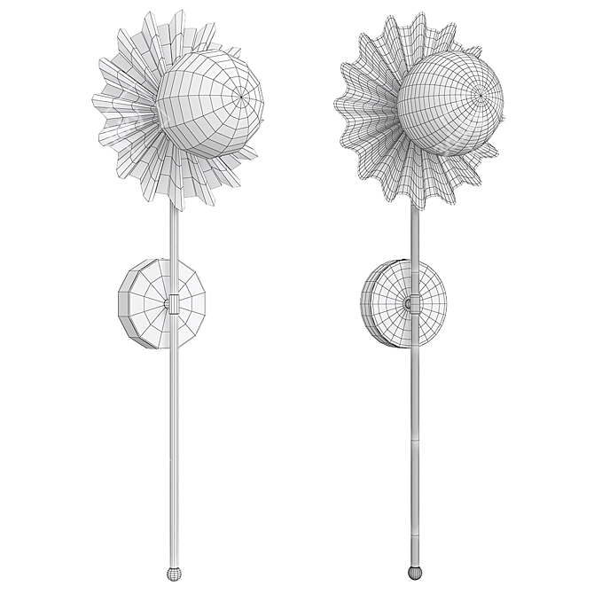Modern Design Lamp Sunny 3D model image 2