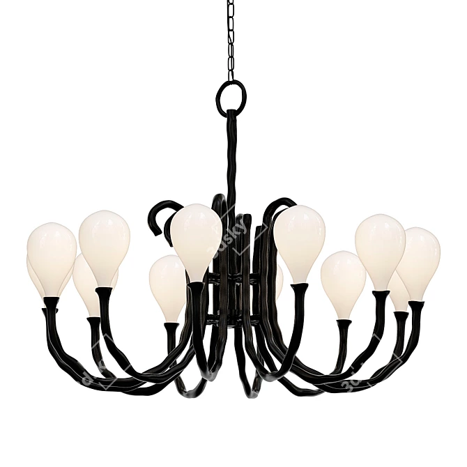 Stunning Das Pop Chandelier 18917 3D model image 1