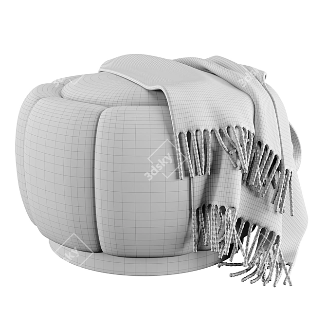 Eichholtz Inger Ottoman Duo 3D model image 7