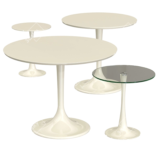 HUGO Coffee Table in Various Sizes 3D model image 2