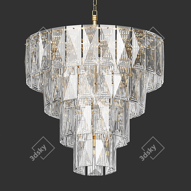 Luxury Eichholtz Chandeliers Collection 3D model image 2