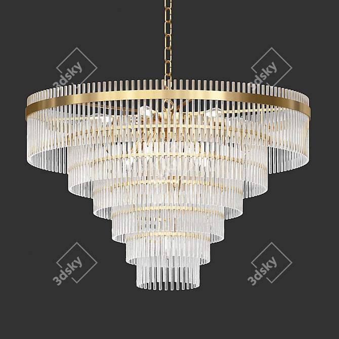 Luxury Eichholtz Chandeliers Collection 3D model image 4