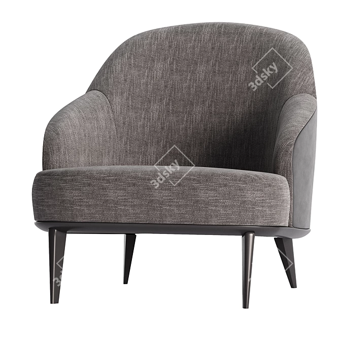 Modern Minotti Leslie Armchairs 2017 3D model image 5