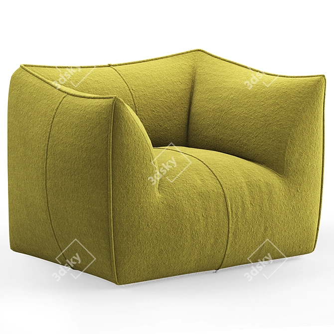 B&B Italia Unique Armchair Collection 3D model image 4