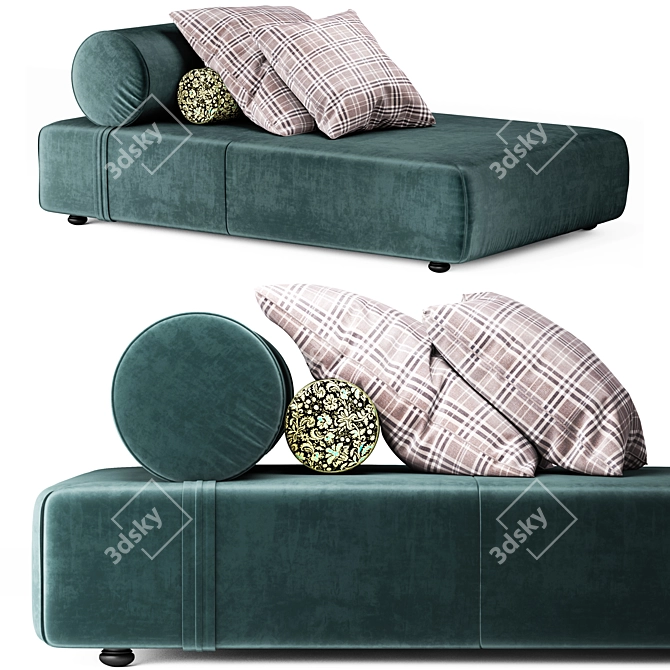 Sleek Lounge Seating Moroso Mezze 3D model image 1