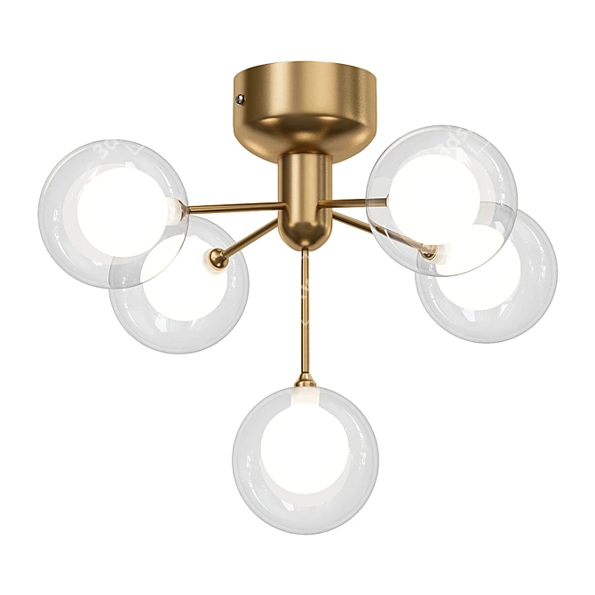 Imperium Loft Quon Ceiling Light 3D model image 1