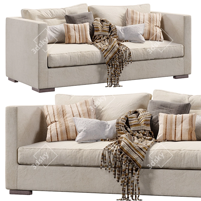 Contemporary Comfort Sofa Belmon 3D model image 3