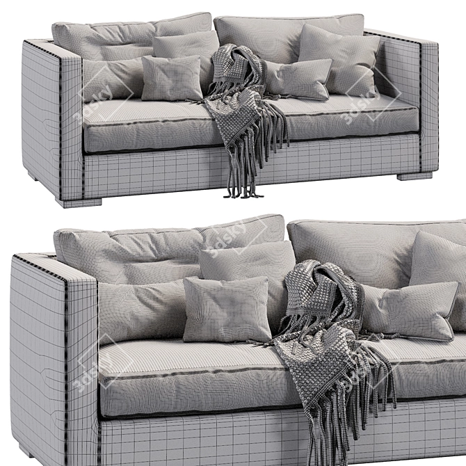 Contemporary Comfort Sofa Belmon 3D model image 5