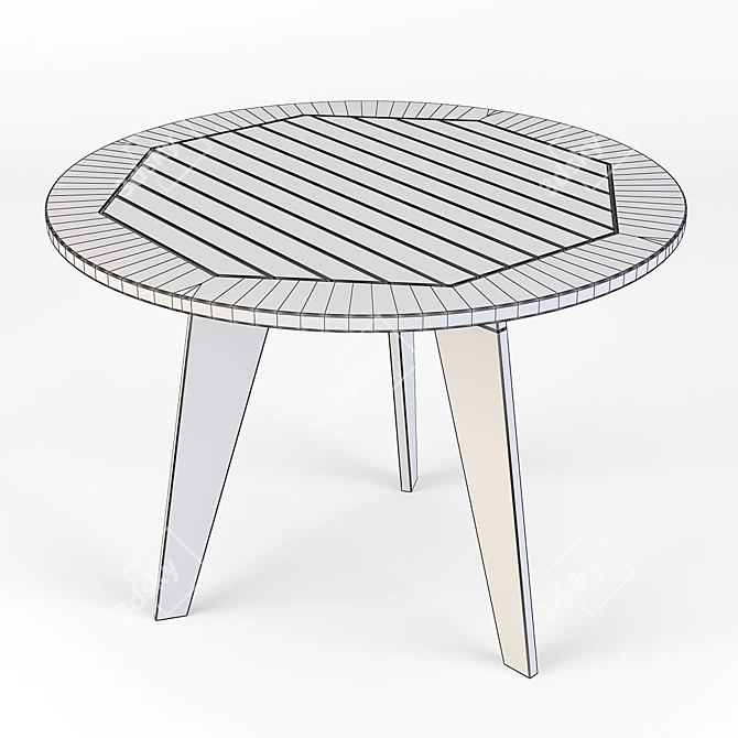  Brafab Kastos Designer Table 3D model image 4