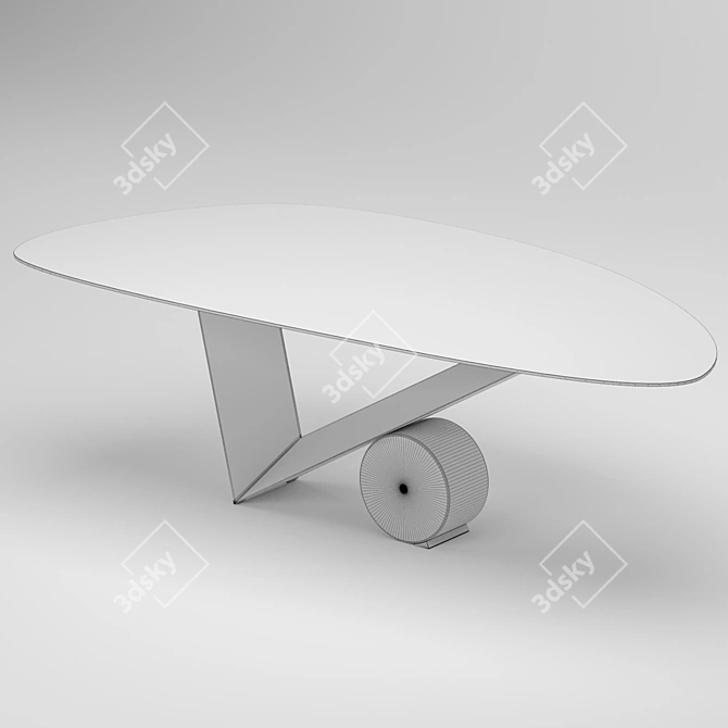 Valentino Dining Table Model 2015 3D model image 2