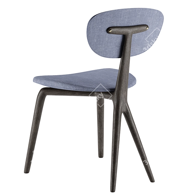 Elegant Rondine Chair: Luxury Collection 3D model image 2