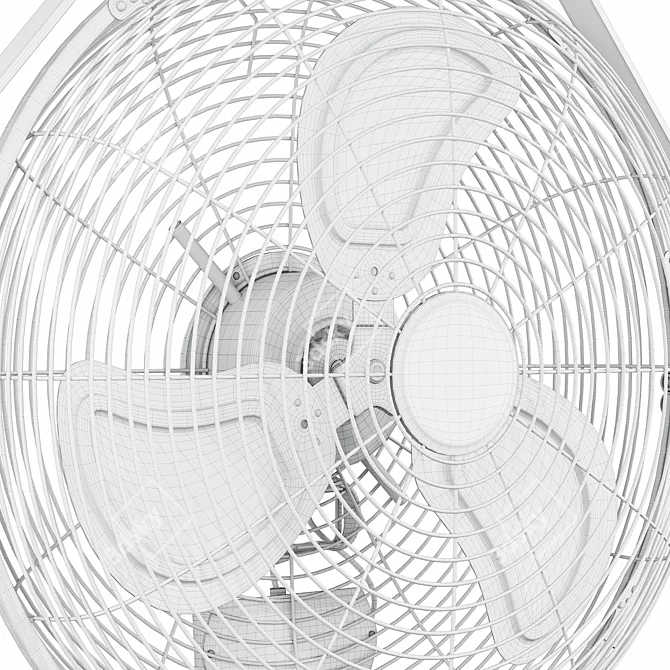  Tornado Wall Mount Fan 3D model image 4