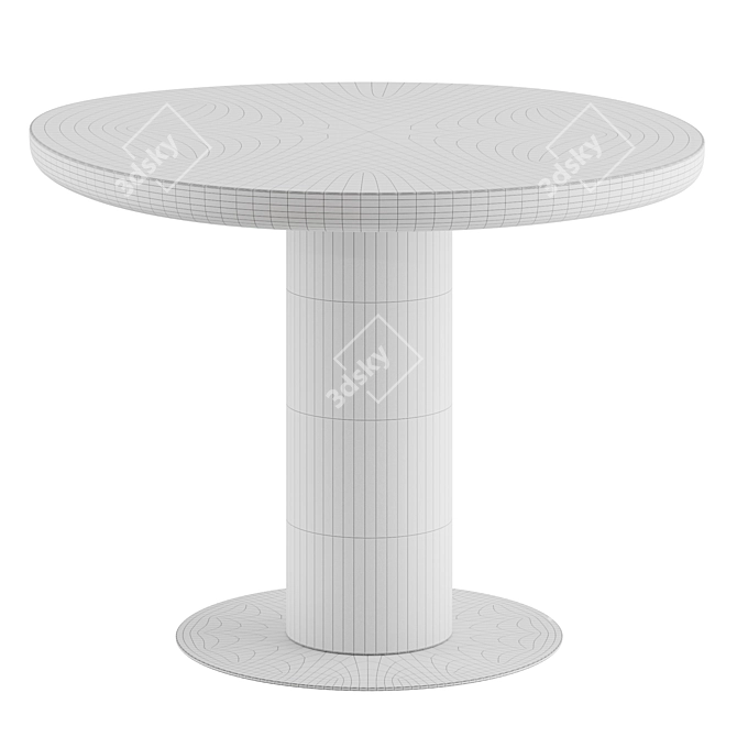 Unique Contemporary Dining Table 3D model image 4