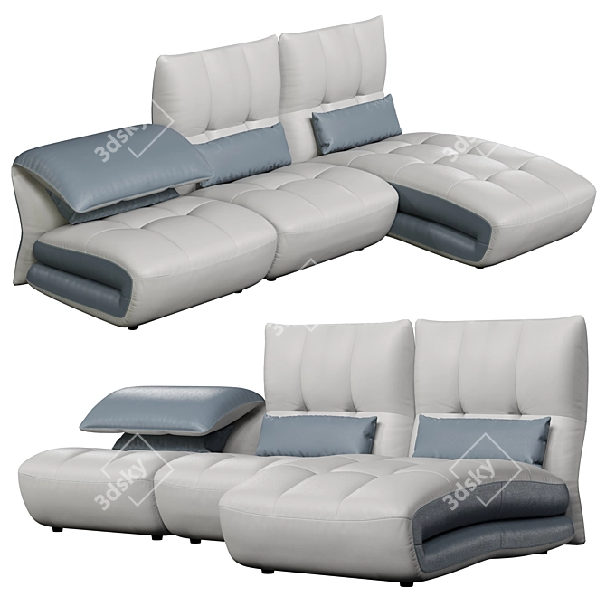 Modern Comfort Modular Sofa MA1885 3D model image 1