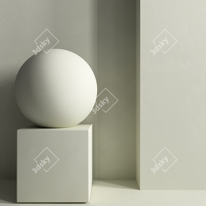  Textured Wall Covering Set 3D model image 2