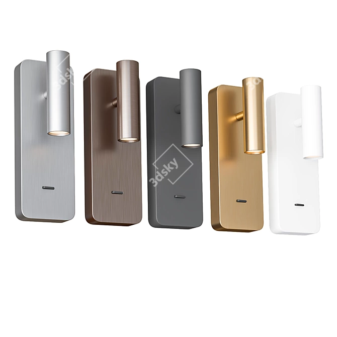  Sleek Modern Enna Sconce 3D model image 4