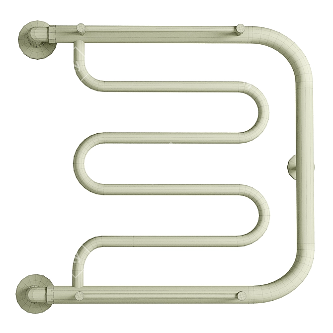 Terminus FoxTrot Water Towel Warmer 3D model image 2