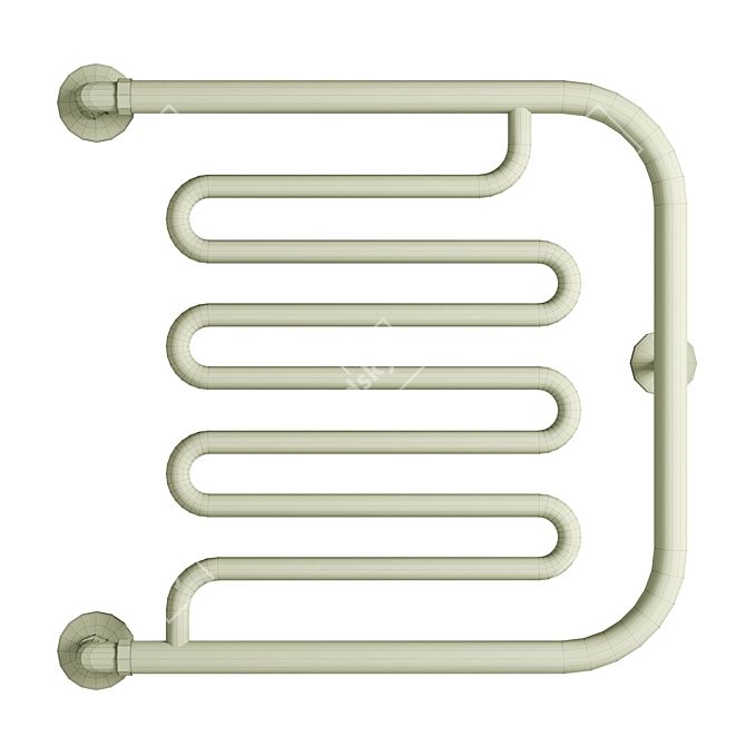 Terminus Water Liana Towel Warmer 3D model image 2