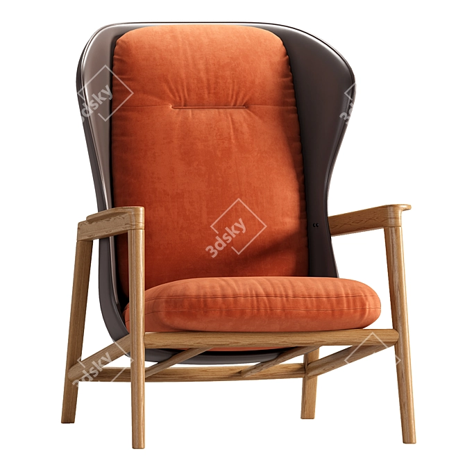 Natuzzi Margaret Armchair 3D Model 3D model image 4