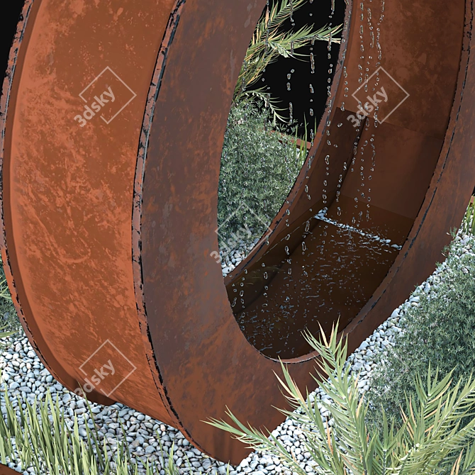 Fountain Vol 10 Sculpture Decoration 3D model image 2