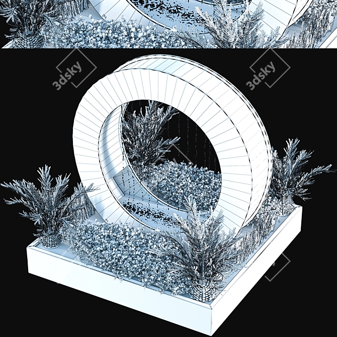 Fountain Vol 10 Sculpture Decoration 3D model image 7