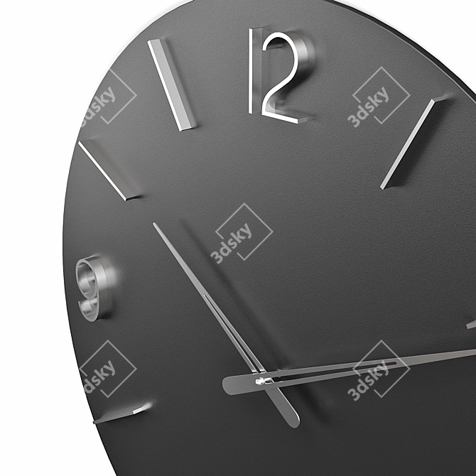KARE Oscar Wall Clock: Dual Colors 3D model image 3