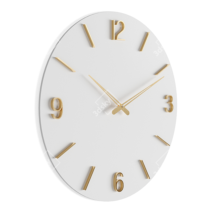 KARE Oscar Wall Clock: Dual Colors 3D model image 5