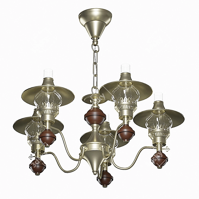 VELANTE 3dsMax Corona Chandelier Model 3D model image 2