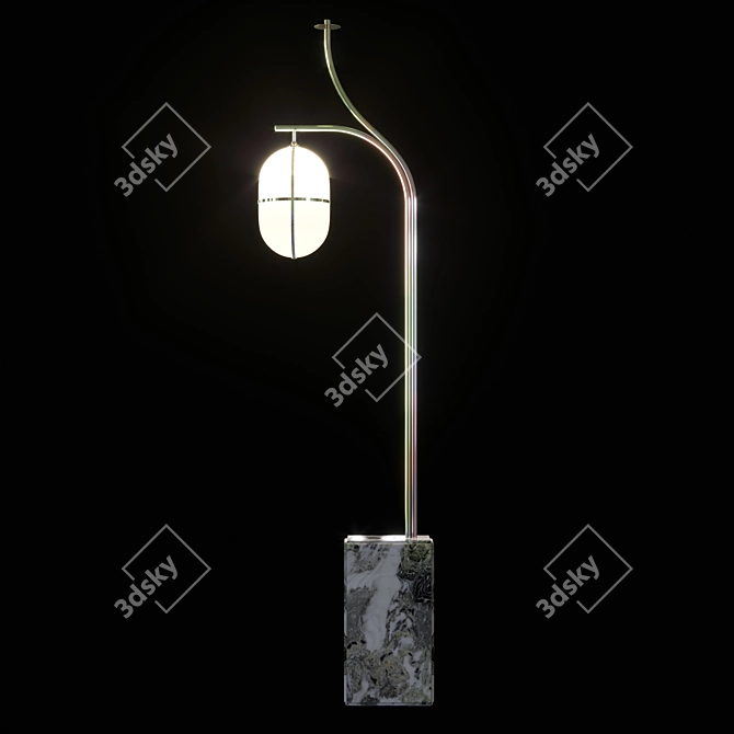 Luxury Mollien Floor Lamp 3D model image 2